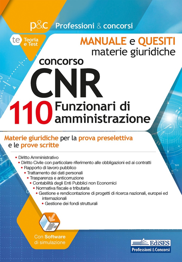 EBOOK Concorso CNR per 110 Funzionari di amministrazione - Materie giuridiche - Librerie.coop EBOOK Concorso CNR per 110 Funzionari di amministrazione - Materie giuridiche - Librerie.coop
