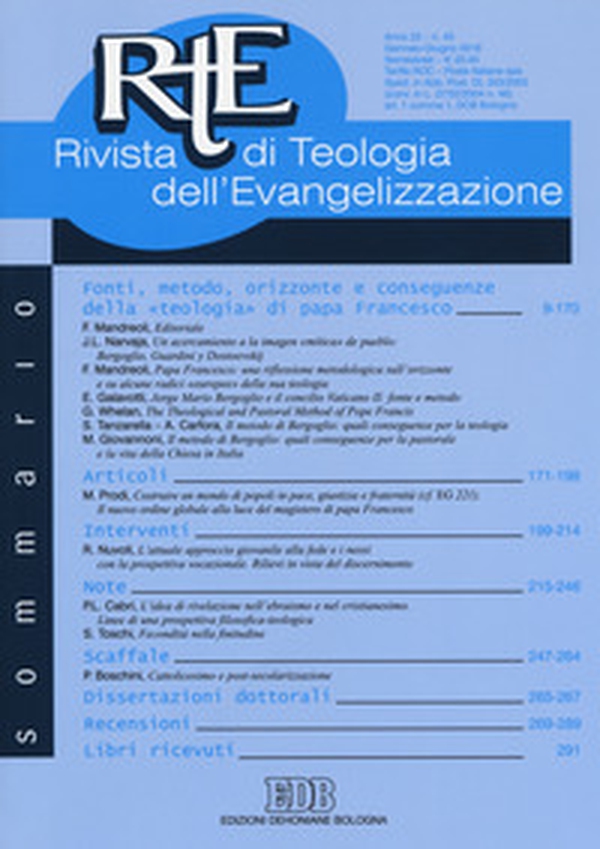 RTE Rivista di teologia dell'evangelizzazione - Vol. 43 - Librerie.coop RTE Rivista di teologia dell'evangelizzazione - Vol. 43 - Librerie.coop