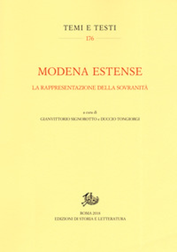 Modena estense. La rappresentazione della sovranità - Librerie.coop Modena estense. La rappresentazione della sovranità - Librerie.coop